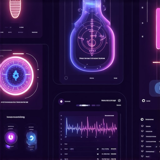 A high-tech interface showing genetic, microbiome, and vital sign data for personalized immunity management.