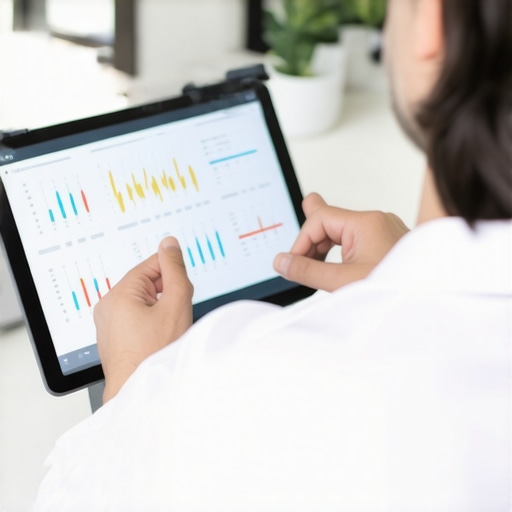 A healthcare professional discussing lab results with a patient via telehealth