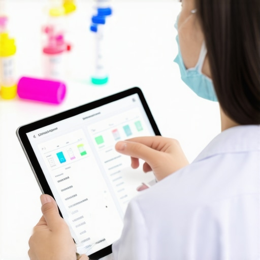 Healthcare professional reviewing lab results for personalized vaccination planning