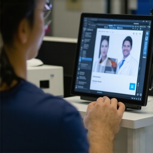 Doctor consulting with patient via telehealth platform reviewing lab results remotely.