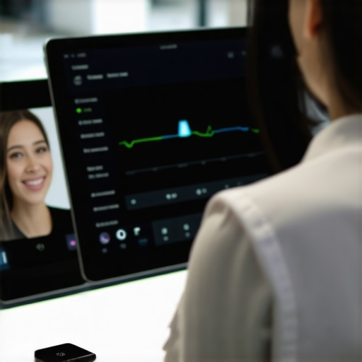 A virtual telehealth consultation with a healthcare provider using digital devices