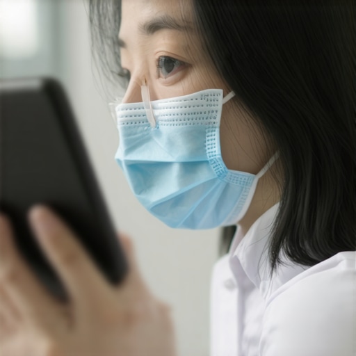 Doctor conducting telehealth consultation with lab test results and vaccination plan