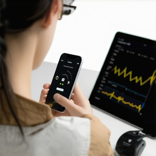 Person monitoring health with digital devices