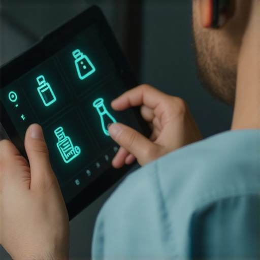 Person accessing telehealth services for health and lab testing