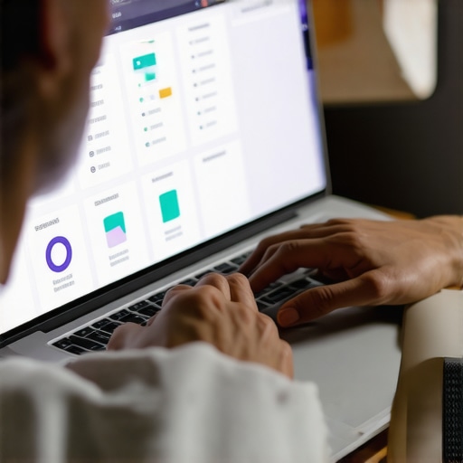 Person reviewing vaccination and lab test schedules on laptop screen.