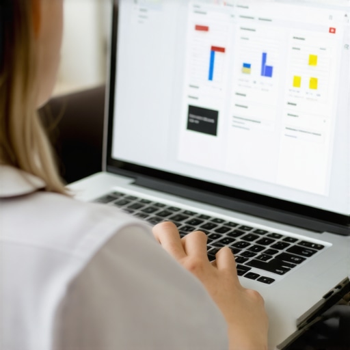 Person engaging in telehealth appointment to discuss lab test results for gut health.