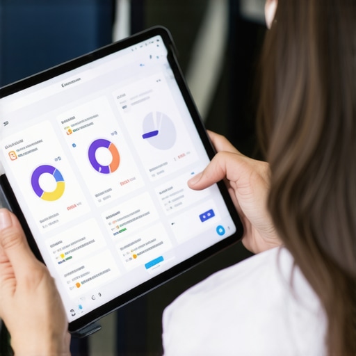 Person reviewing lab results on a tablet, symbolizing digital health management