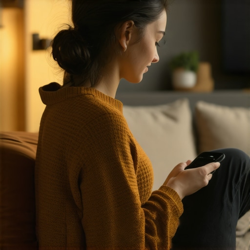Individual monitoring health metrics with a smartphone and health device at home