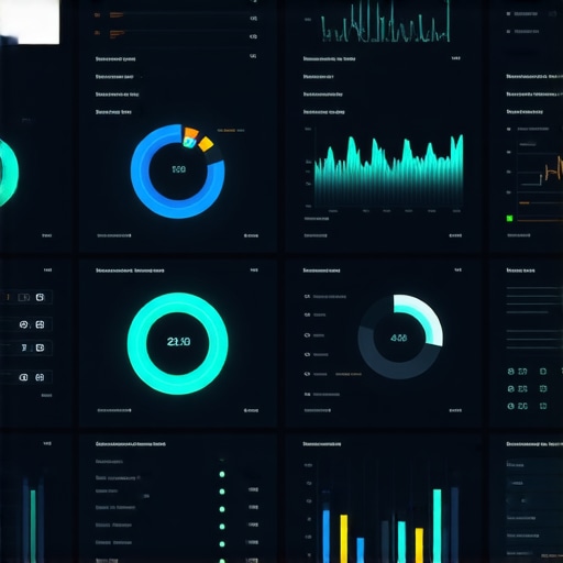 A digital dashboard displaying various lab test results and health data for personalized wellness.