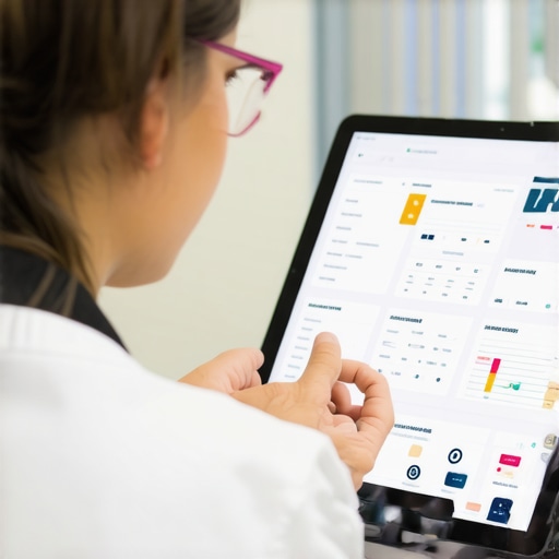 Analyzing Lab Results with Telehealth Doctor reviewing blood test results on tablet during virtual consultation.