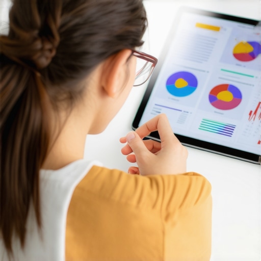 Person Reviewing Food and Test Data for Anxiety Triggers Individual examining food diary and lab results related to anxiety management.