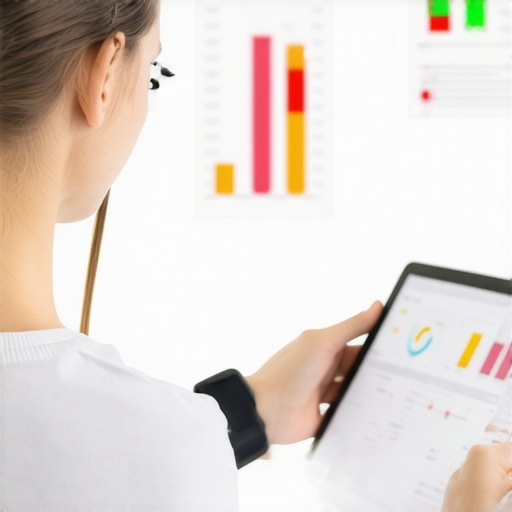 Personal Wellness Monitoring Tools Person tracking health metrics with wearable devices and digital app