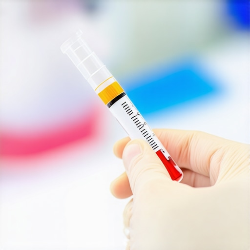 Proper Blood Draw Technique for Accurate Lab Results A person’s arm during a blood draw with a technician and lab equipment in the background