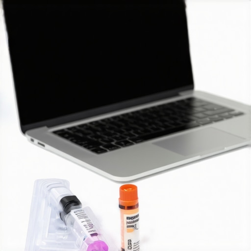 Individual coordinating with healthcare provider online for kidney health tests.