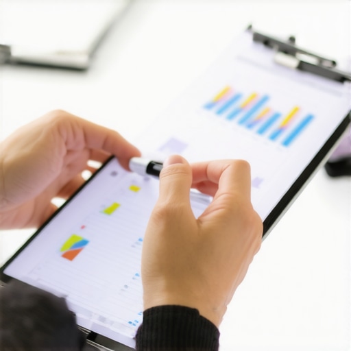 Analyzing Lab Results for Better Health Person examining digital health charts and lab data on a tablet
