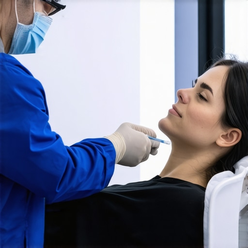 Person undergoing a blood test for insulin sensitivity markers in a clinical setting.