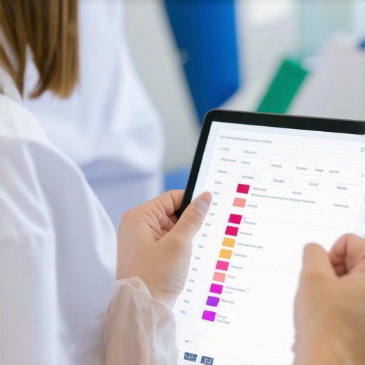 A person consulting with a healthcare provider via telehealth platform