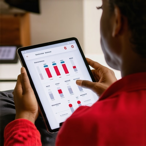 Person consulting with a doctor over telehealth about blood test results.
