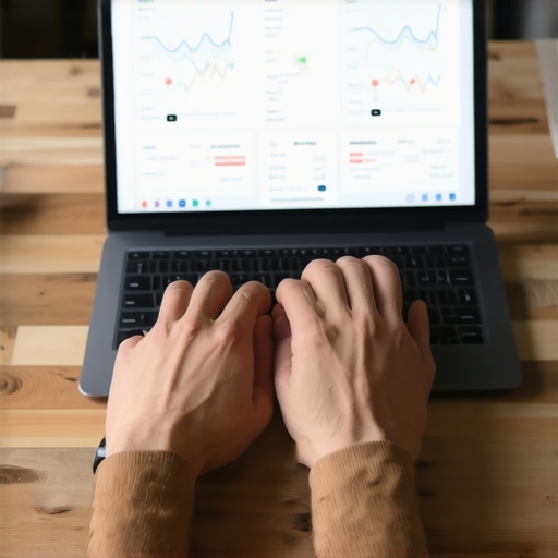 Building a Personal Health Dashboard for Long-term Wellness A person tracking lab results and wearable data on a laptop dashboard.