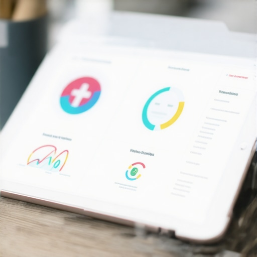 A digital dashboard used for tracking family health data and vaccinations.