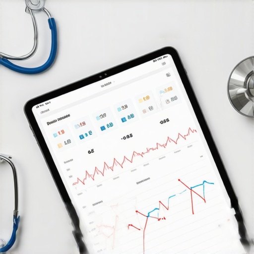 Detailed health dashboard showing trend lines for lab markers over time