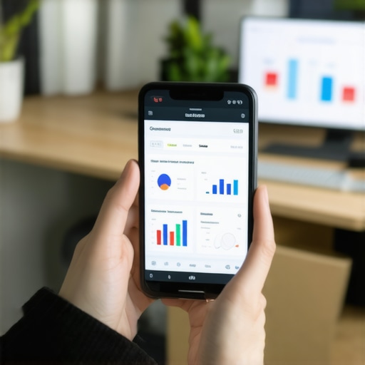 A person conducting a virtual medical consultation on a smartphone with a health dashboard.