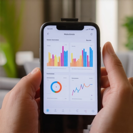 A person viewing longitudinal health data and lab result trends on a mobile health application.
