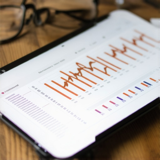 Detailed digital lab results showing health markers on a tablet.