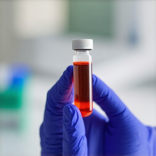 Precision Blood Testing for Bone Markers A medical vial of blood representing the specific markers used to track bone turnover and skeletal health.