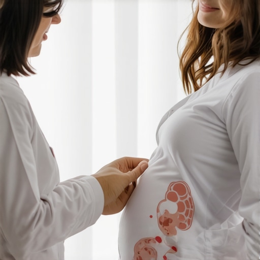 Understanding Tdap Antibody Transfer in Pregnancy Doctor explaining Tdap antibody transfer to a pregnant patient